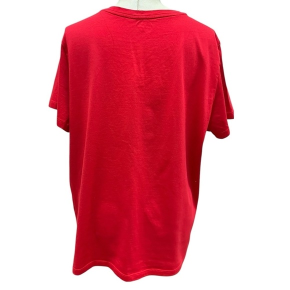017 NWOT | Land’s End | Peru Women's Relaxed Supima Cotton Red Crew Neck T-Shirt - Picture 4 of 11